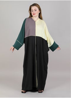 Msquare Hair Maqsood Color Block Abaya