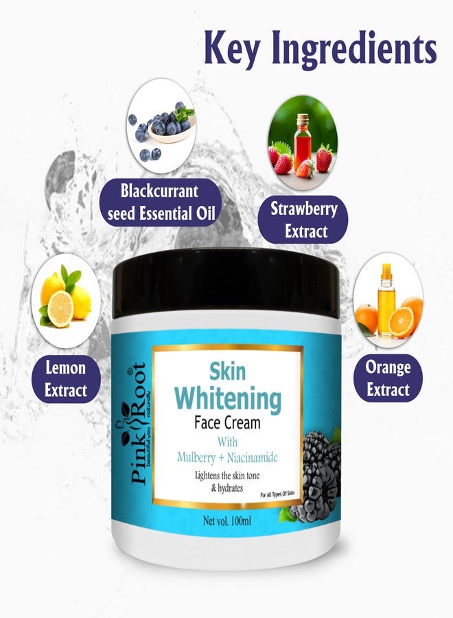 Pink Root Skin Whitening & Glowing Cream (100 ml, Pack of 1) - Image 3