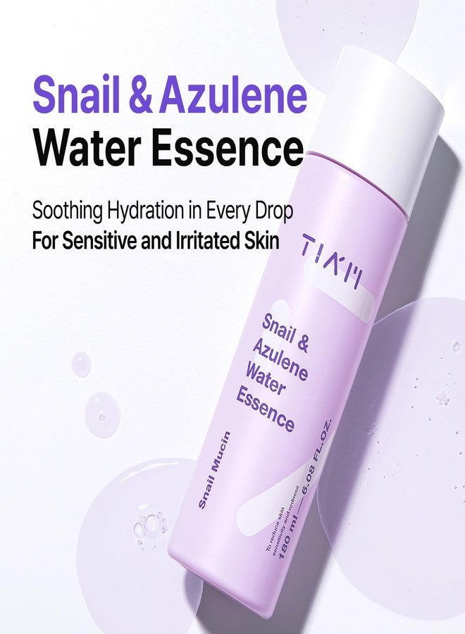 TIA'M TIAM Snail & Azulene Toner Essence 180ml, Korean Hydrating Face Toner with Snail Mucin for Sensitive, Dry, Damaged Skin, K-Beauty Skincare Moisturizer - Image 3