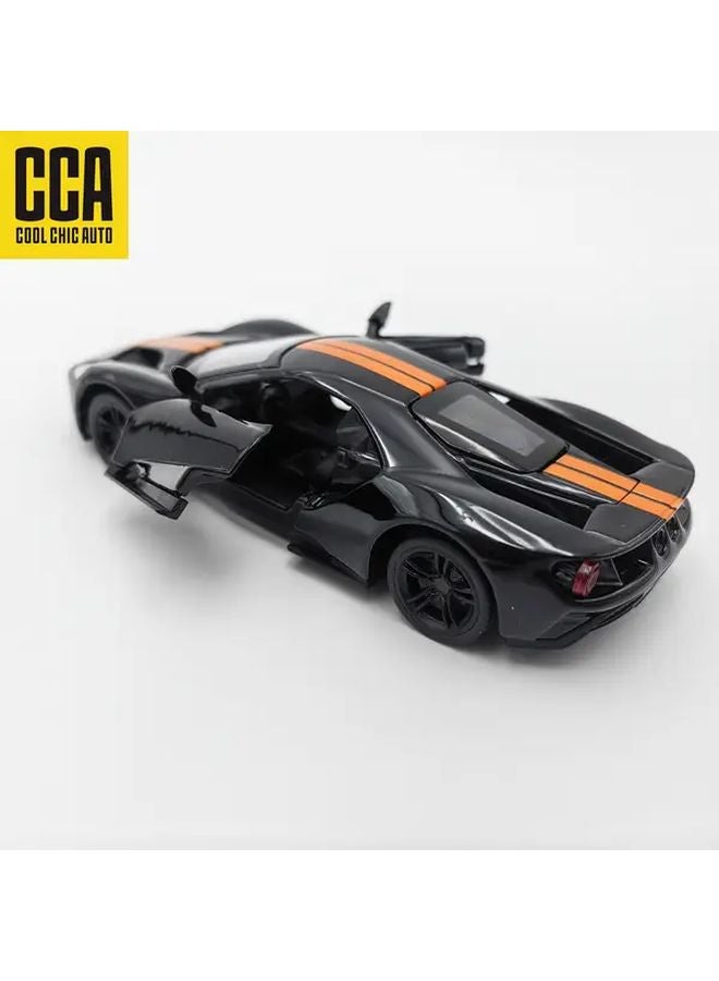 Black 1 42 Ford GT 2017 Die Cast Car Model with Opening Doors and Pull Back Action - Image 5