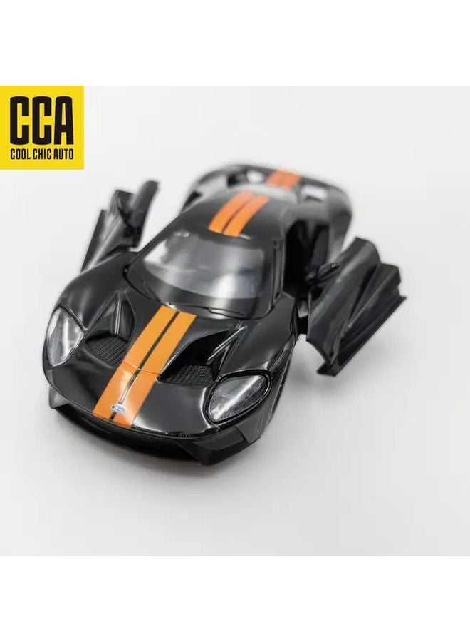 Black 1 42 Ford GT 2017 Die Cast Car Model with Opening Doors and Pull Back Action - Image 4