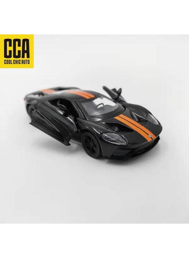 Black 1 42 Ford GT 2017 Die Cast Car Model with Opening Doors and Pull Back Action - Image 3