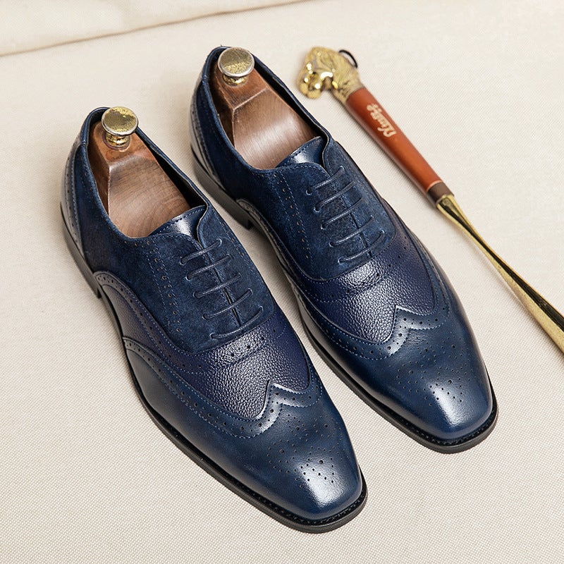 Business Men'S Formal Shoes Retro British Men'S Wedding Office Gentleman Men'S Business Oxford Shoes - Image 5