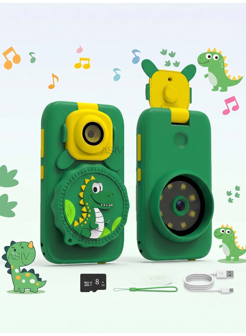 ASIV Kids Smart Phone Microscope Camera 2-in-1, Touch Screen Learning Toy with Dual Camera, STEM Educational Pocket Microscope, 8GB Toddler Educational Phone Gift for Boys & Girls - Image 1