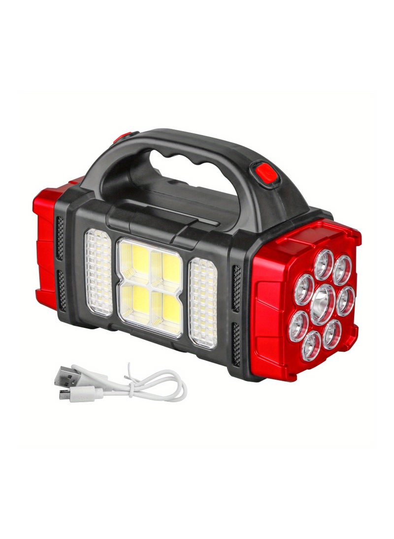 hurry bolt USB Charging Emergency Light Torch Multi Mode Emergency, Solar Lamp IP44 Waterproof Camping Light Also Power Bank HB1678  - Image 1