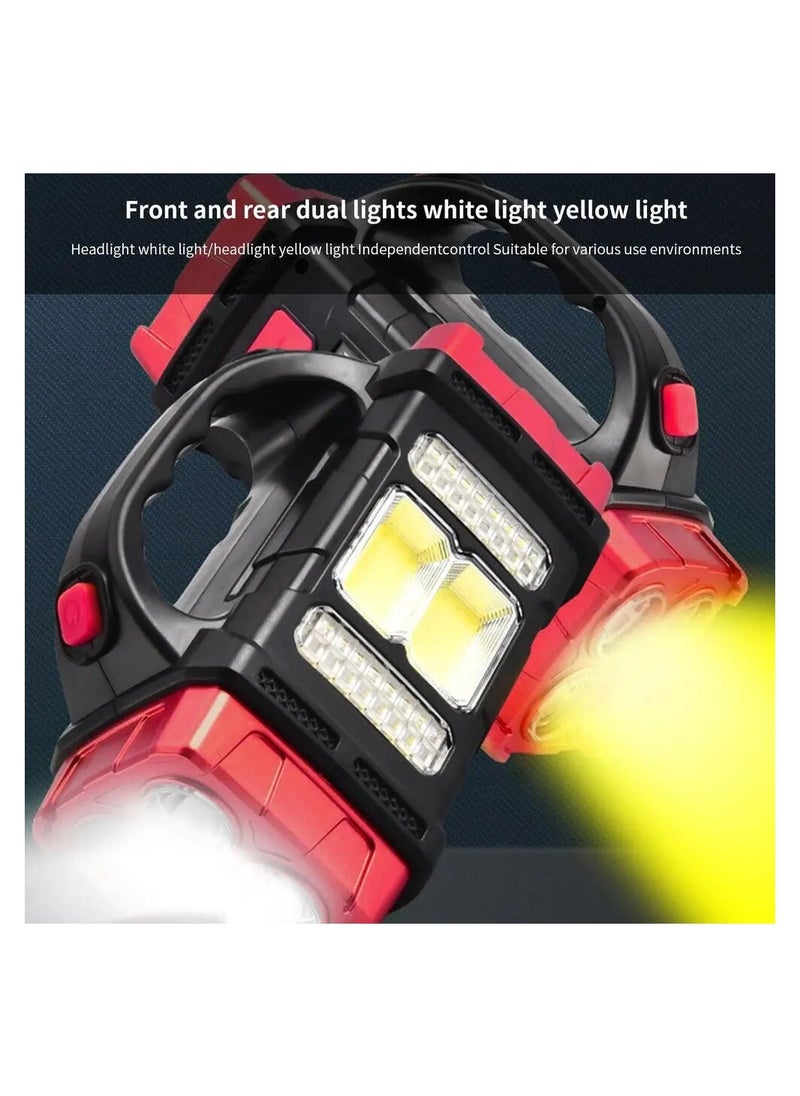 USB Charging Emergency Light Torch Multi Mode Emergency, Solar Lamp IP44 Waterproof Camping Light Also Power Bank HB1678