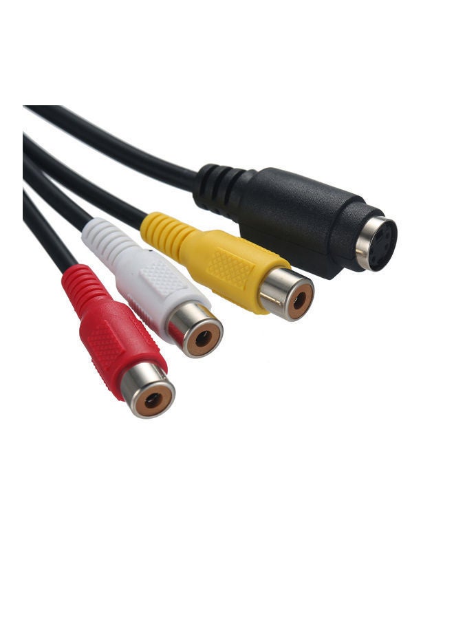 نيبمينينت كابل محوّل من VGA إلى S-Video 3 RCA TV AV أسود/ أحمر/ أبيض - Image 4