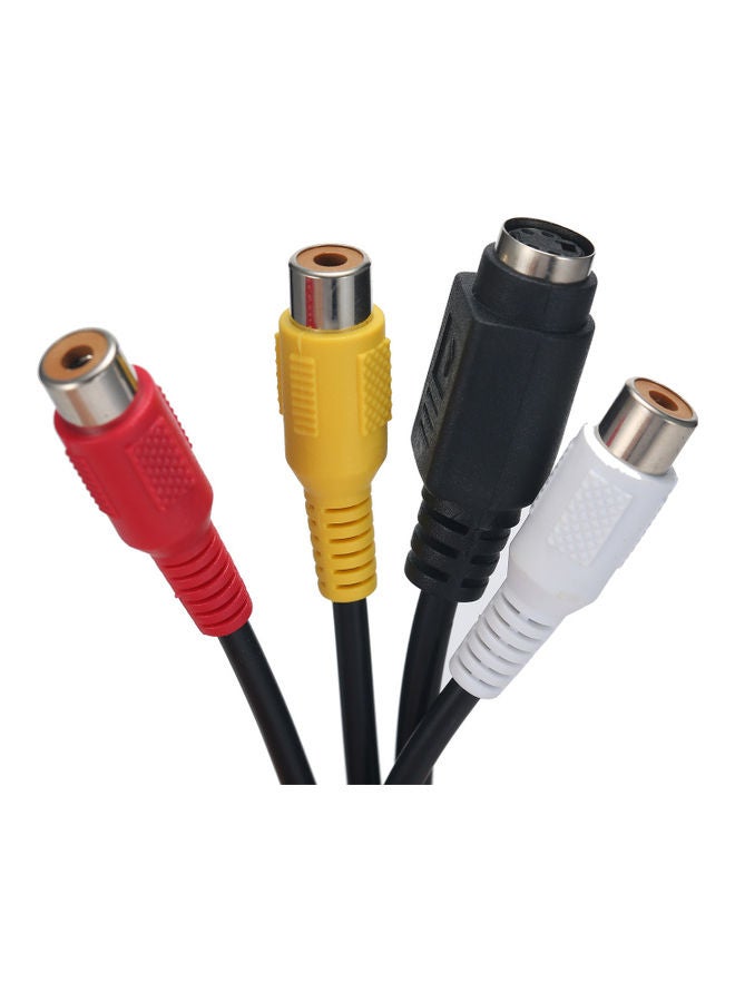 نيبمينينت كابل محوّل من VGA إلى S-Video 3 RCA TV AV أسود/ أحمر/ أبيض - Image 3