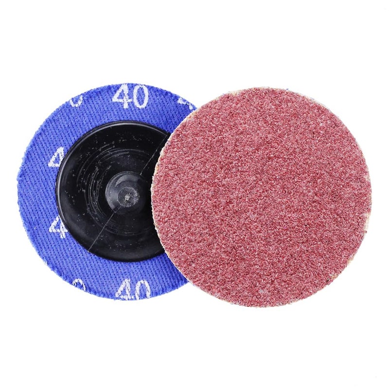 BHA Aluminum Oxide Quick Change Sanding Discs, 2", 40 Grit - 25 Pack - Image 2