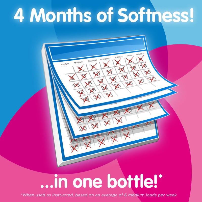 Snuggle Liquid Fabric Softener, SuperFresh Spring Burst, Eliminates Tough Odors, 2X Concentrated, 150 Loads (size may vary) - Image 3