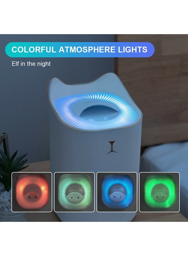 Essential Oil Diffuser - Humidifier Aromatherapy Aroma Diffuser, Timer and Auto-Off Safety Switch, 7 LED Light Colors,Fragrant Oil Vaporizer Humidifier,Circular Ultrasonic Silent Air Purifier  - Image 3