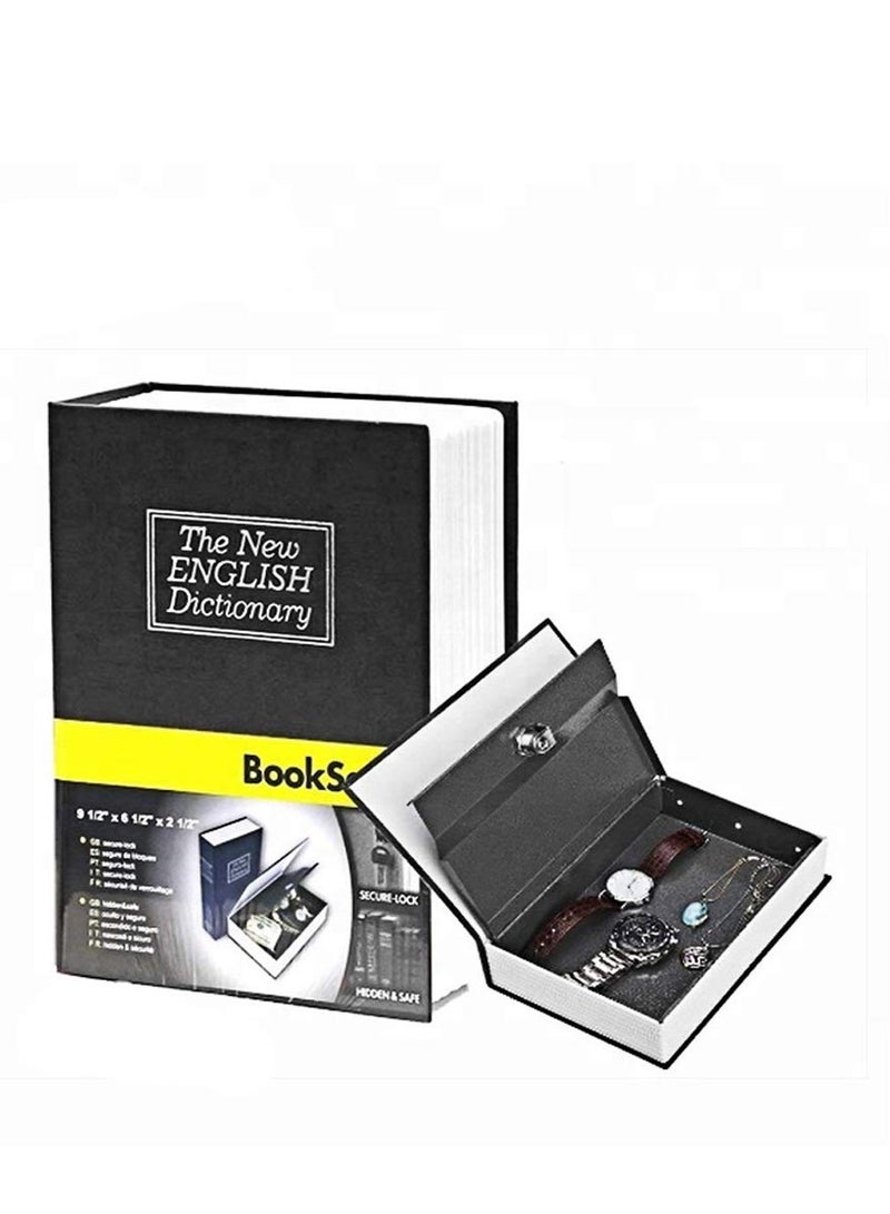 This product is a secure safe designed in the shape of a book, featuring a combination lock to securely store valuables in a stylish and discreet manner. 👌📖  - Image 5
