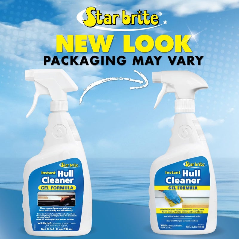 STAR BRITE Instant Hull Cleaner - 32 Oz Gel Spray - Easily Remove Stains, Scum Lines & Grime on Boat Hulls, Fiberglass, Plastic & Painted Surfaces - Easy to Use Formula (096132) - Image 5