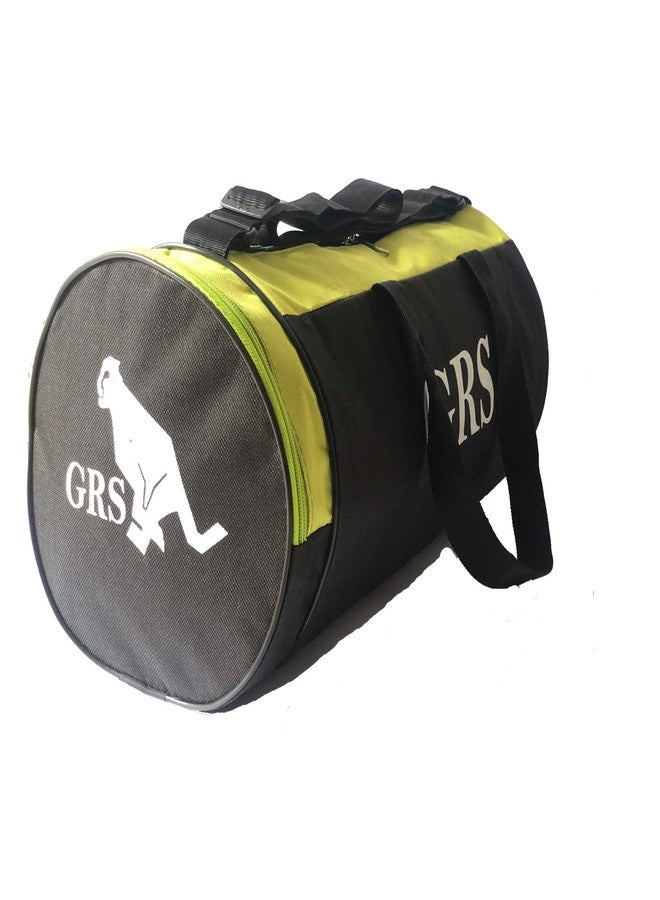 حقيبة رياضية GRS للرجال والنساء (حجرتان - أخضر وأسود GG1_P) - Image 2