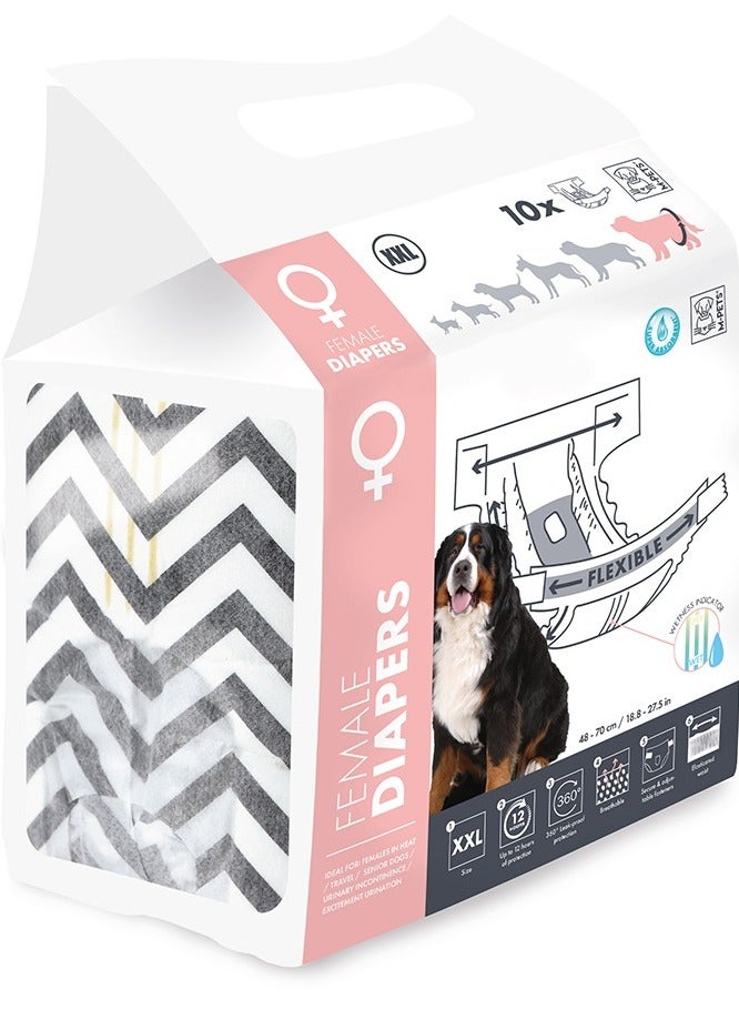 Female Dog Diapers XXL 10 Pack
