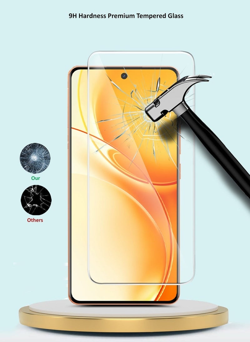 GMAX [2 PACK] Realme P4 Power 5G 2026 GMAX Premium Series Curved Edges 9H 2.5D Tempered Glass Screen Protector - Clear - Image 4