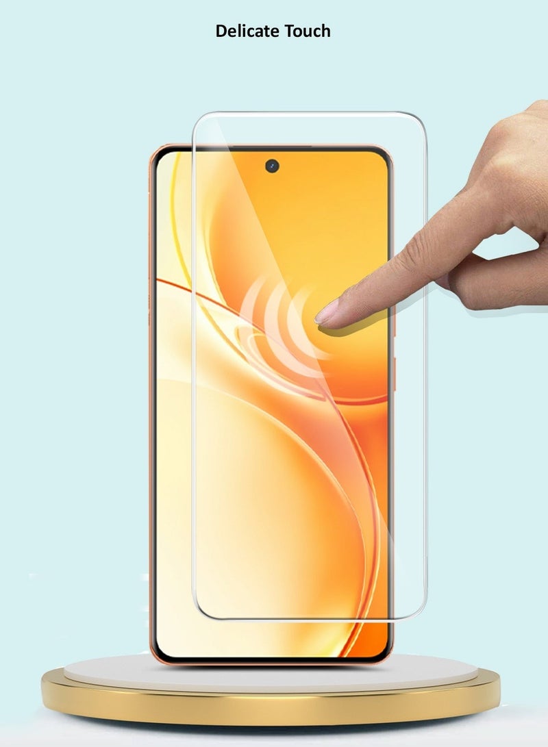 GMAX [2 PACK] Realme P4 Power 5G 2026 GMAX Premium Series Curved Edges 9H 2.5D Tempered Glass Screen Protector - Clear - Image 3