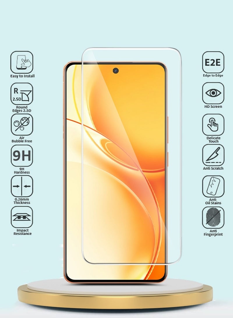 GMAX [2 PACK] Realme P4 Power 5G 2026 GMAX Premium Series Curved Edges 9H 2.5D Tempered Glass Screen Protector - Clear - Image 2