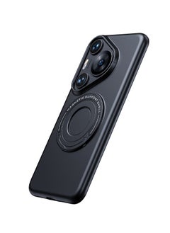 General Suitable for HUAWEI Pura 70/70Pro/Pro+/70Ultra Ultra-Thin Matte Magnetic Ring Integrated Stand PC Phone Case  - Image 1