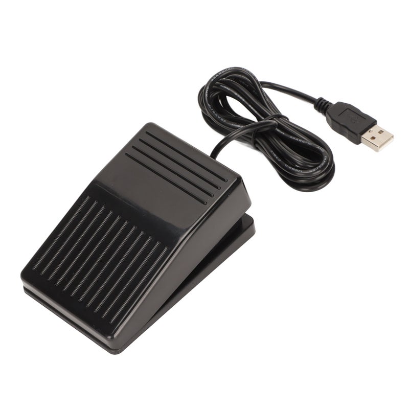 USB Foot Switch Pedal Mechanical Switch Multifunctional Single Foot Switch Pedal with 2 Meters Cable for Computer - Image 3