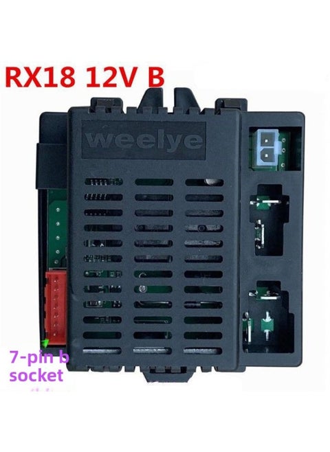 Beria Children's Electric Car 2.4G Frequency Remote Control WEELYE Circuit Board WELLYE Control Receiver-Color:RX1812V Receiver B Socket