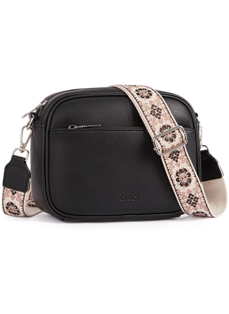 CLUCI - CLUCI Crossbody Bags for Women Trendy, Vegan Leather Shoulder Handbags，Women Purses with Adjustable Wide Strap - Image 1