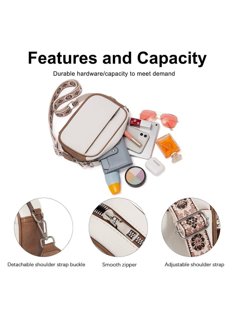 CLUCI - CLUCI Crossbody Bags for Women Trendy, Vegan Leather Shoulder Handbags，Women Purses with Adjustable Wide Strap - Image 1