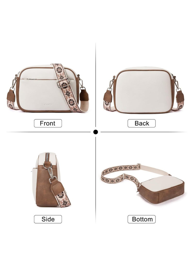 CLUCI - CLUCI Crossbody Bags for Women Trendy, Vegan Leather Shoulder Handbags，Women Purses with Adjustable Wide Strap - Image 1