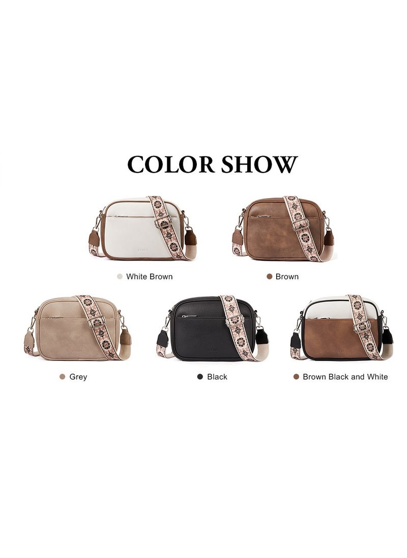 CLUCI - CLUCI Crossbody Bags for Women Trendy, Vegan Leather Shoulder Handbags，Women Purses with Adjustable Wide Strap - Image 1