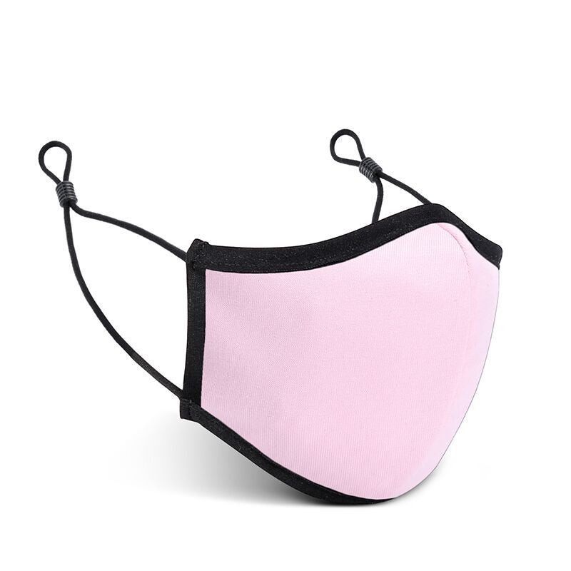 Silver Ion Antibacterial Cotton Mask 99% Protection Cherry powder 