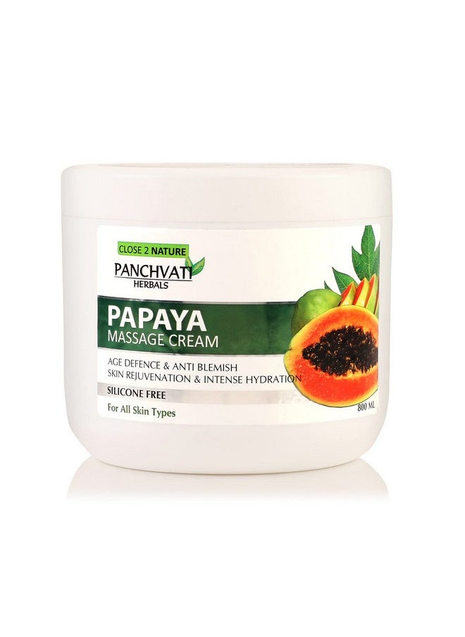 Panchvati Herbals Papaya Massage Cream 800 Ml  - Image 1