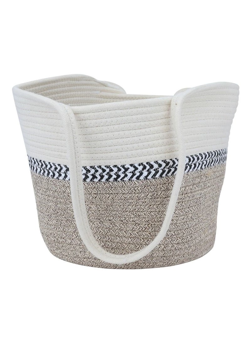 Alsaif Gallery Thermos Bag White Brown  - Image 1