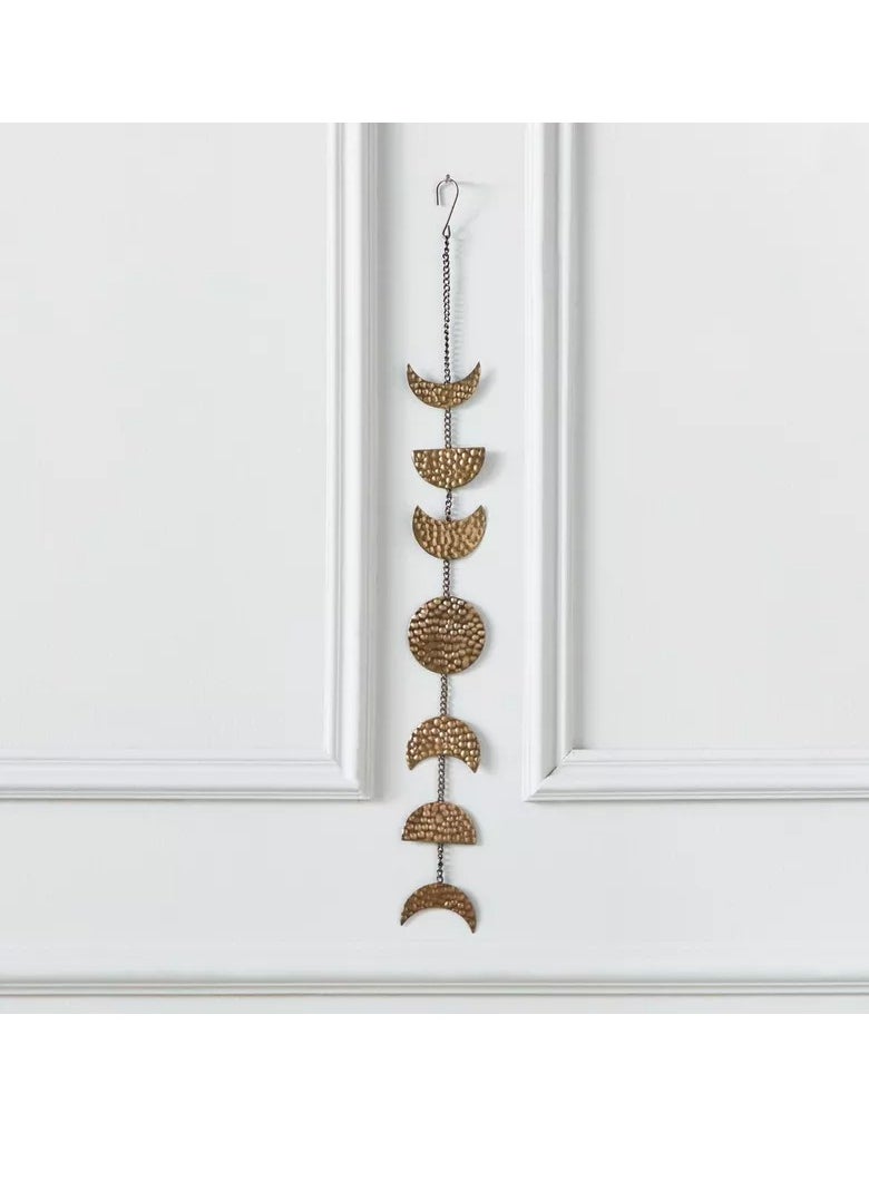Home Box Isaba Metal Moon Phases Wall Hanging 6x2x58 cm  - Image 1
