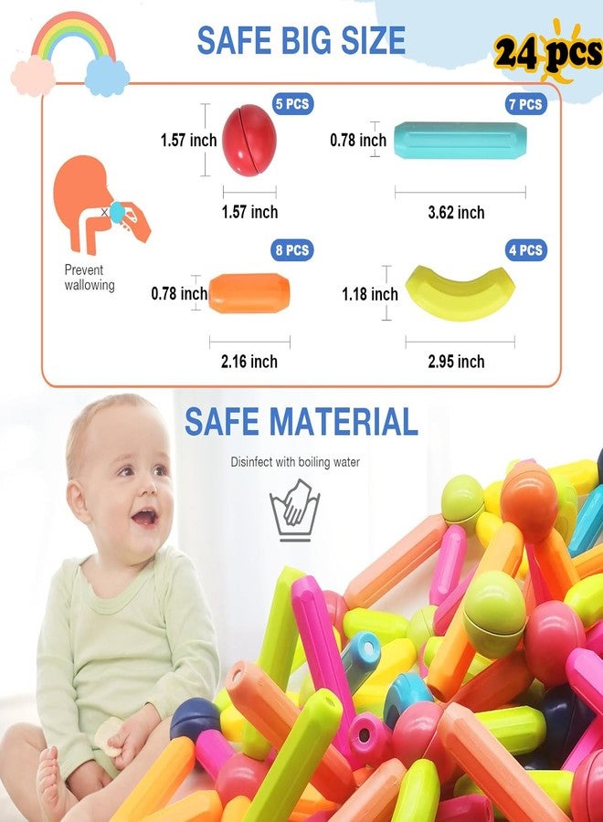 KIPA GAMING MagPlay Roundel | 26-Piece Magnetic Sticks and Blocks Building Set - Educational STEM Toy for Toddlers (3+ Years) - Montessori Learning and Construction Kit (Roundel - 26Pcs) - Image 2