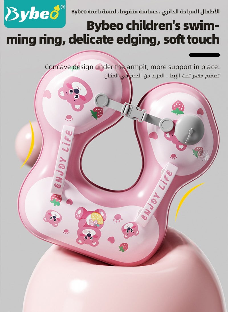 Baby Swimming Ring, Kids Swim Ring, Baby Pool Tube with Safety Belts, Toddler Water Pool Ring, Underarm Floats, Infant Life Vest for Safe Water Play, Pool Party Accessories for 0-3 Years Toddlers and Kid