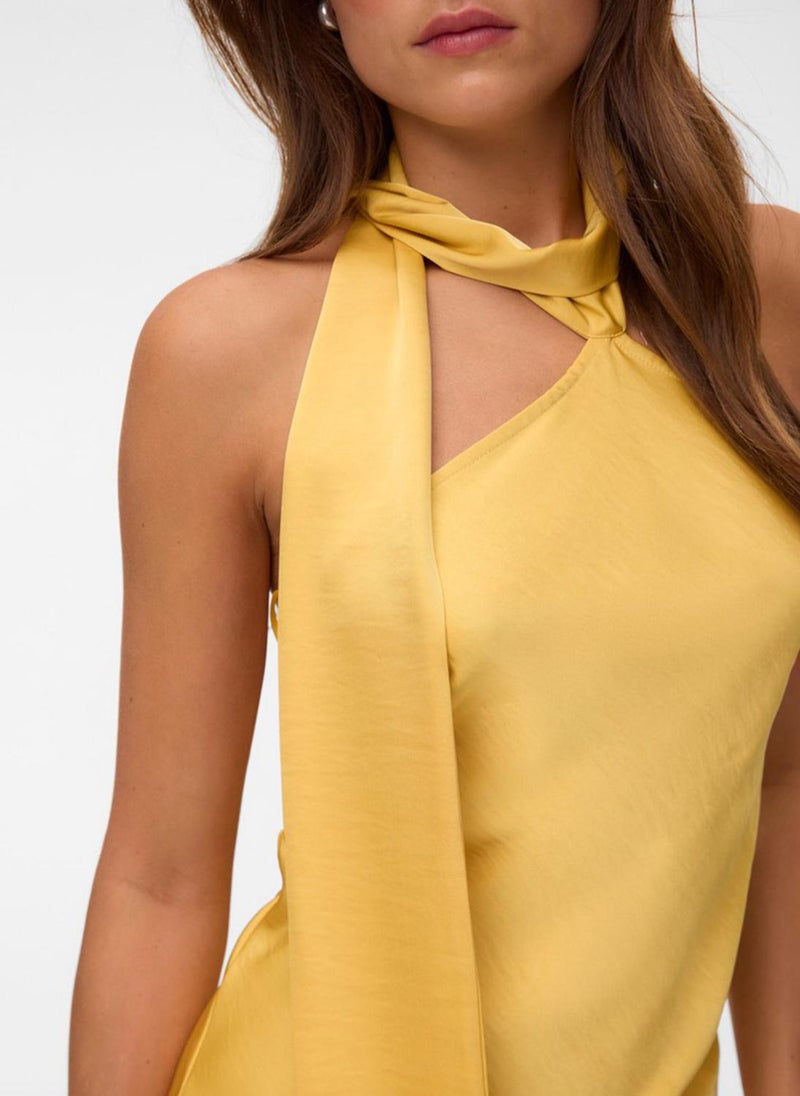 VERO MODA Women's VMADIBAH Halterneck Maxi Dress - Image 4