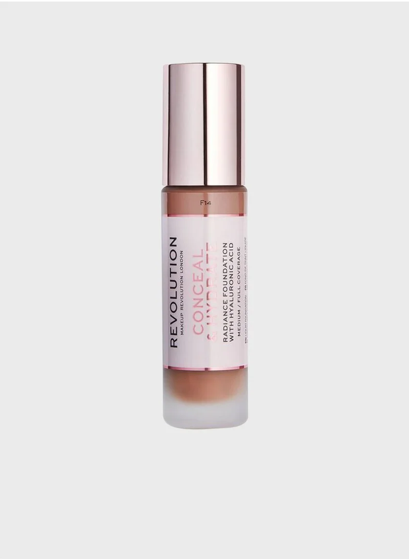 REVOLUTION Conceal & Hydrate Foundation F14