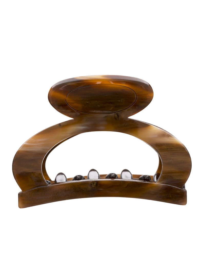 France Luxe - France Luxe Oval Cutout Jaw - Classic - Caramel Horn - Image 1
