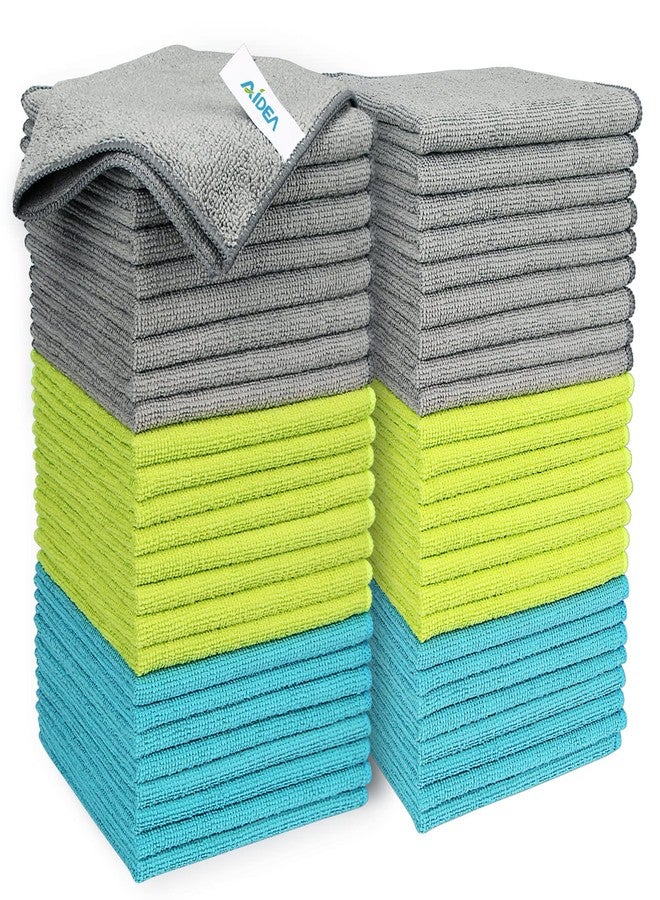 AIDEA Microfiber Cleaning Cloth-50PK, Soft Microfiber Towels for Cars, Absorbent Cleaning Rags, Lint-Free Streak-Free Wash Cloths for House, Kitchen, Window(12in.x12in) - Image 1