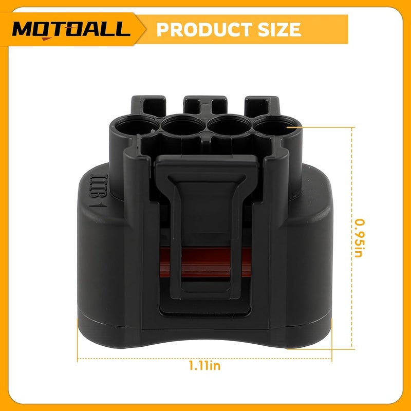 MOTOALL مجموعة المكونة من 4 قطع من موصلات قابس ملف الإشعال لتويوتا ولكزس وكامري وياريس 90980-11885 - Image 3