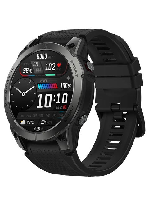 Zeblaze Stratos 3 GPS Smart Watch Ultra HD AMOLED Display Built-in GPS Hi-Fi Bluetooth Phone Calls