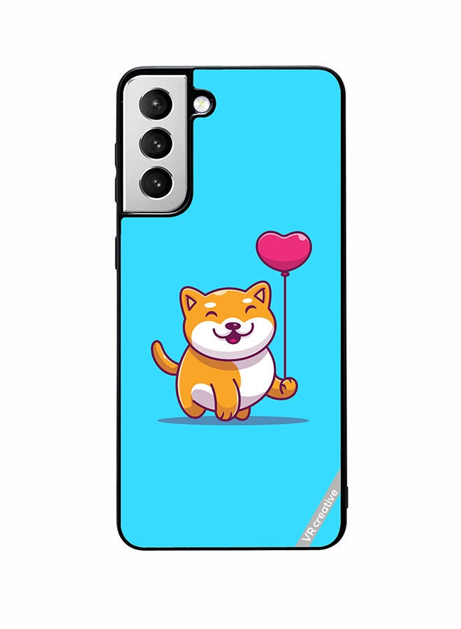 VR CREATIVE Protective Case Cover For Samsung Galaxy S22 5G Cute Dog Design Multicolour - Image 1