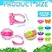 Honoson 500 Pcs Colorful Plastic Rings Bulk for Kids Girls Boys Ring Toys Party Favors Princess Accessories Dress Up for Parade Throws Game Operation Bulk Items - Image 4