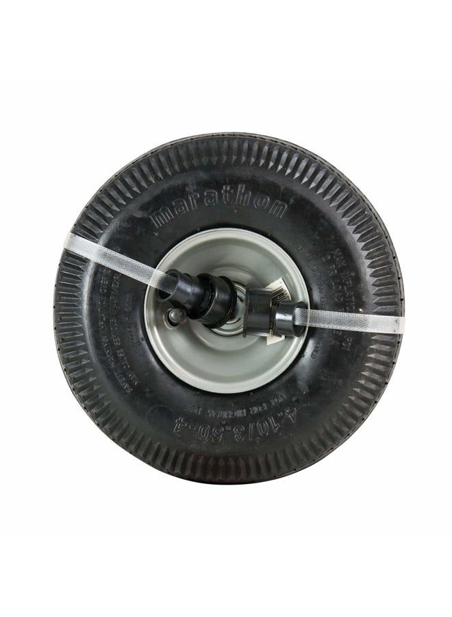 Marathon Industries Universal Fit Pneumatic (Air Filled) Hand Truck/All Purpose Utility Tire on Wheel with Adapter Kit Included - Image 3
