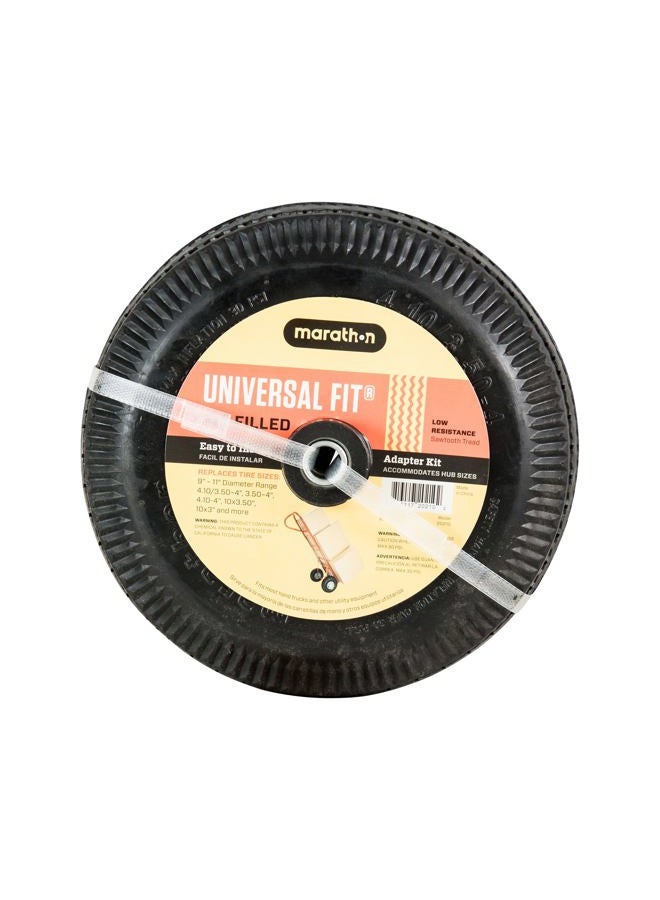 Marathon Industries Universal Fit Pneumatic (Air Filled) Hand Truck/All Purpose Utility Tire on Wheel with Adapter Kit Included - Image 2