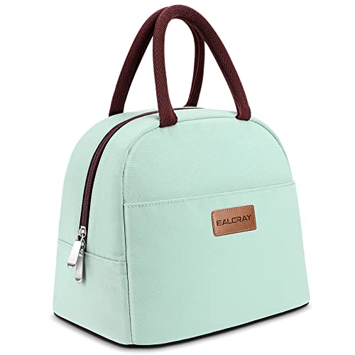 BALORAY Lunch Bag for Women Men Insulated Lunch Box for Adult Reusable Lunch Tote Bag for Work, Picnic or Travel (Mint Green) - Image 1