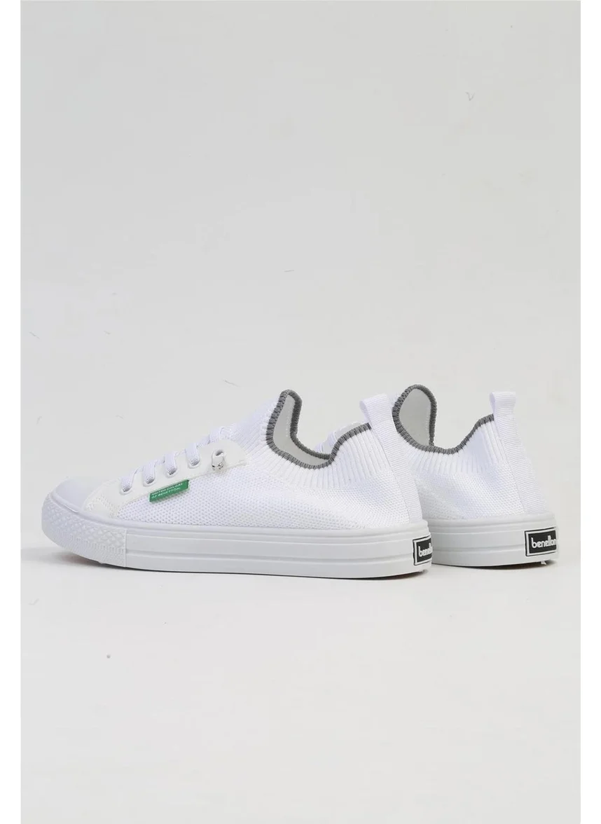 Benetton BNI-10233 Imported White Women's Sports Shoes