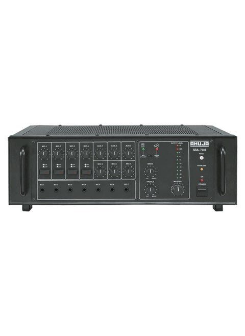PA Amplifier 700W RMS with 7 Microphone 3 Aux Input and Impedance or voltage Output