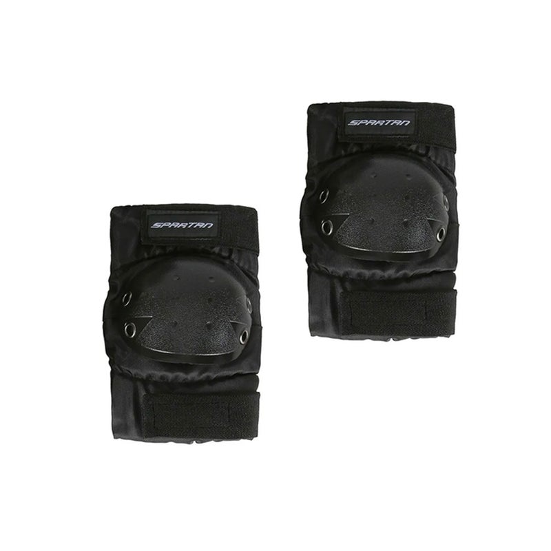 Spartan Knee & Elbow Pads Set for Kids | Size S/M | Foam Cushion with Hard Plastic Slide Caps | Soft Fleece Interior | Velcro Straps | Protective Gear for Skating, Biking & Scootering | SP-KP-9001 - Image 3