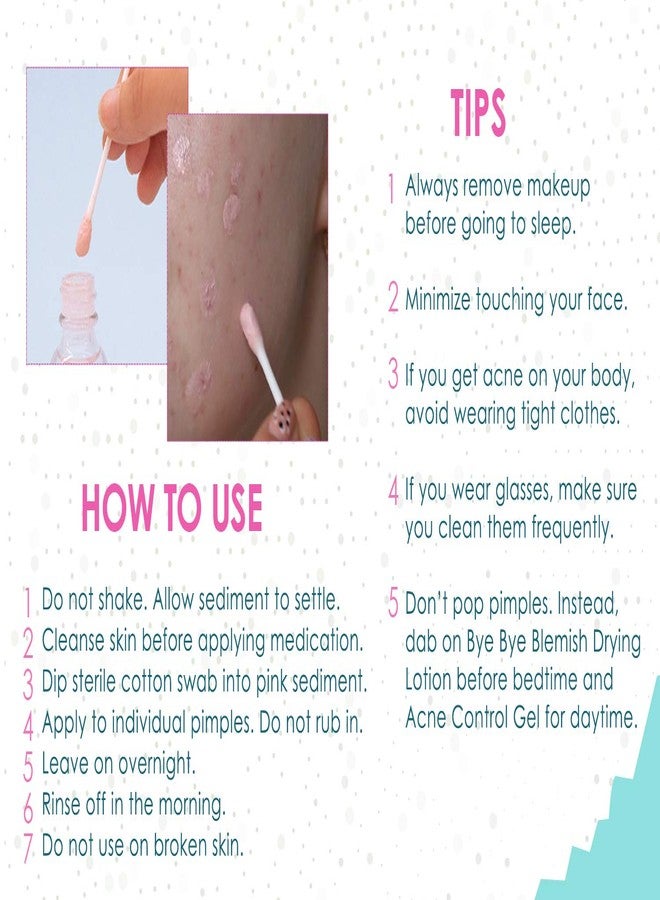 Bye Bye Blemish Acne Drying Lotion, Reduce Pimples Overnight, On-the-Spot Pimple Treatment, Beauty Skincare Essential - 1oz. (3 Pack) - Image 4